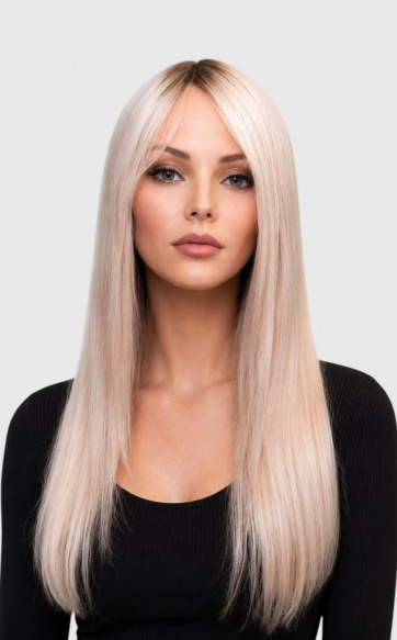 Система замещения волос, цвет: платиновый блонд, 50 см